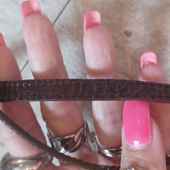 Classy Brighton Black/Brown Crossbody Purse - Picture 6 of 10